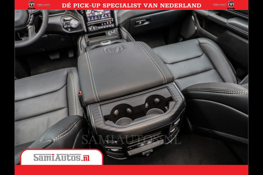 Dodge Ram 1500 Laramie Night 5,7 V8 402PK | Krachtige Hemi | Zeer Rijk Uitgevoerd | Comfortabele Dubbele Cabine met Royale 5 Zitplaatsen | BPM vrij | Nu Leverbaar uit Voorraad | Voorraad Nr 2371 - 2297
