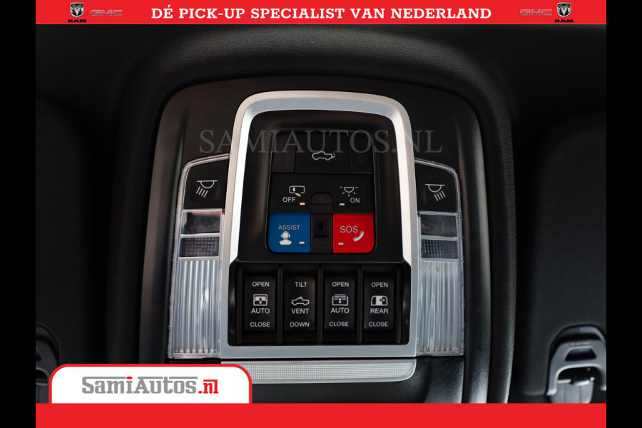 Dodge Ram 1500 Laramie Night 5,7 V8 402PK | Krachtige Hemi | Zeer Rijk Uitgevoerd | Comfortabele Dubbele Cabine met Royale 5 Zitplaatsen | BPM vrij | Nu Leverbaar uit Voorraad | Voorraad Nr 2371 - 2297