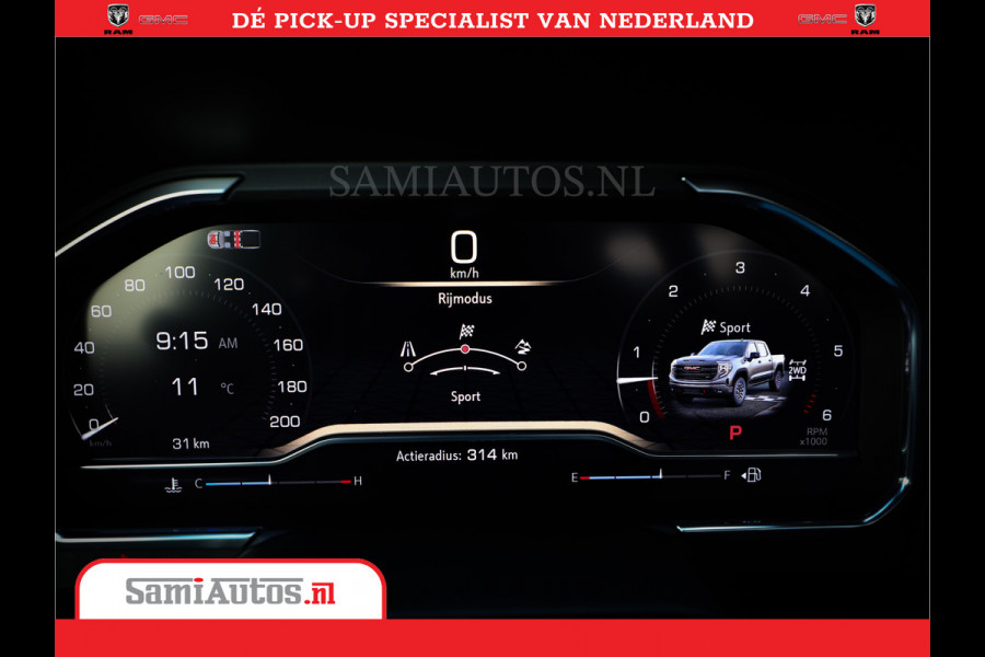 GMC Sierra AT4 6.2 V8 | Prijs Compleet met Garantie en Lpg en Rijklaarmaak kosten | Dubbele Cabine met Royale 5 Zitplaatsen | BPM vrij | Nu Leverbaar uit Voorraad | Voorraad Nr 2240 -  8364 |