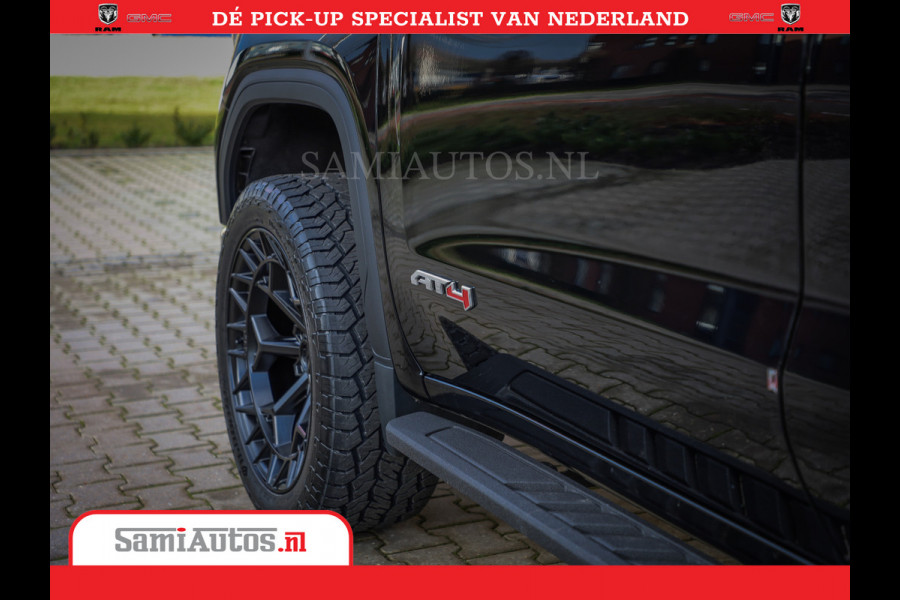GMC Sierra AT4 6.2 V8 | Prijs Compleet met Garantie en Lpg en Rijklaarmaak kosten | Dubbele Cabine met Royale 5 Zitplaatsen | BPM vrij | Nu Leverbaar uit Voorraad | Voorraad Nr 2240 -  8364 |