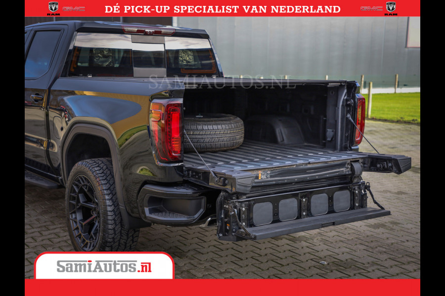 GMC Sierra AT4 6.2 V8 | Prijs Compleet met Garantie en Lpg en Rijklaarmaak kosten | Dubbele Cabine met Royale 5 Zitplaatsen | BPM vrij | Nu Leverbaar uit Voorraad | Voorraad Nr 2240 -  8364 |