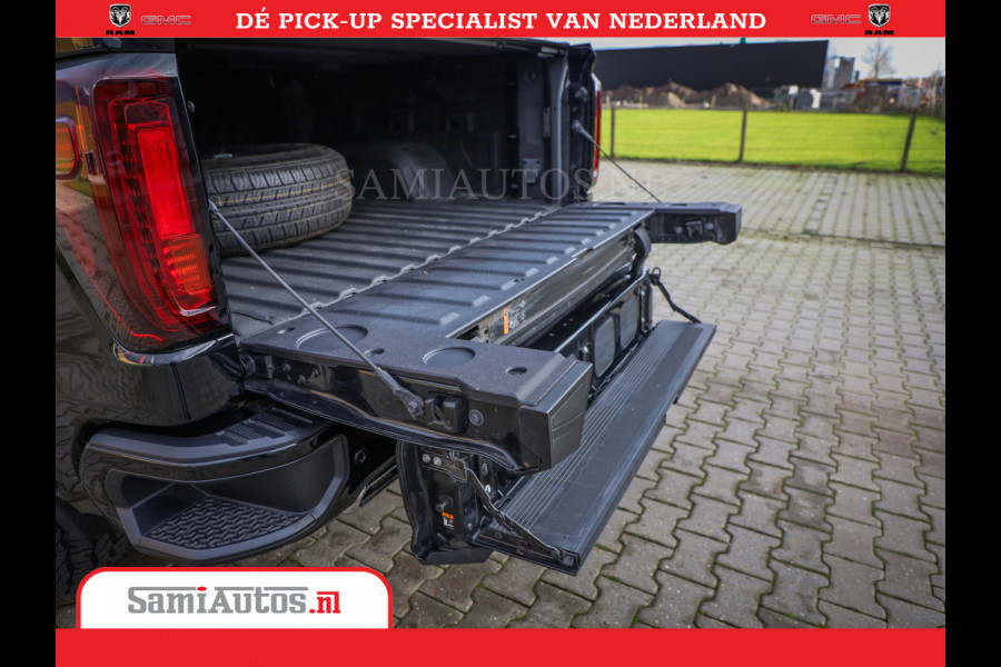 GMC Sierra AT4 6.2 V8 | Prijs Compleet met Garantie en Lpg en Rijklaarmaak kosten | Dubbele Cabine met Royale 5 Zitplaatsen | BPM vrij | Nu Leverbaar uit Voorraad | Voorraad Nr 2240 -  8364 |