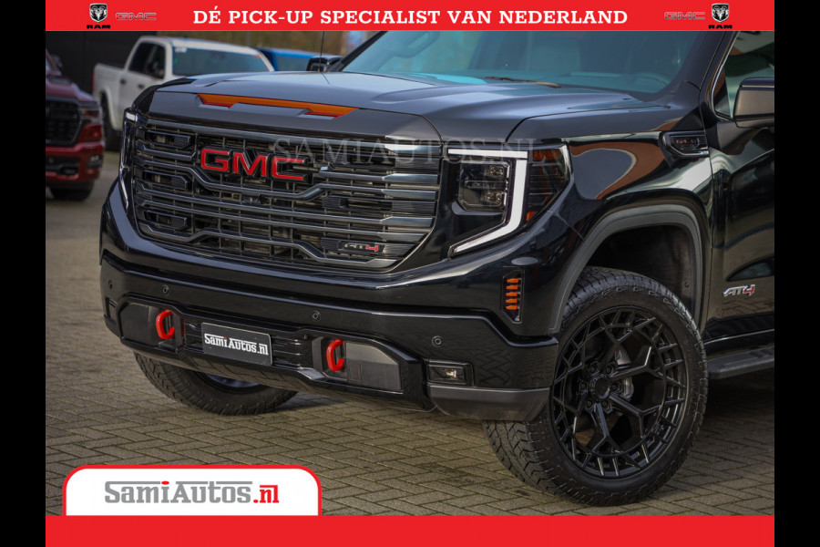 GMC Sierra AT4 6.2 V8 | Prijs Compleet met Garantie en Lpg en Rijklaarmaak kosten | Dubbele Cabine met Royale 5 Zitplaatsen | BPM vrij | Nu Leverbaar uit Voorraad | Voorraad Nr 2240 -  8364 |