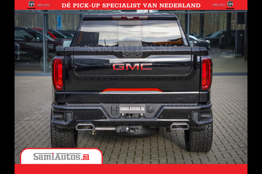 GMC Sierra AT4 6.2 V8 | Prijs Compleet met Garantie en Lpg en Rijklaarmaak kosten | Dubbele Cabine met Royale 5 Zitplaatsen | BPM vrij | Nu Leverbaar uit Voorraad | Voorraad Nr 2240 -  8364 |