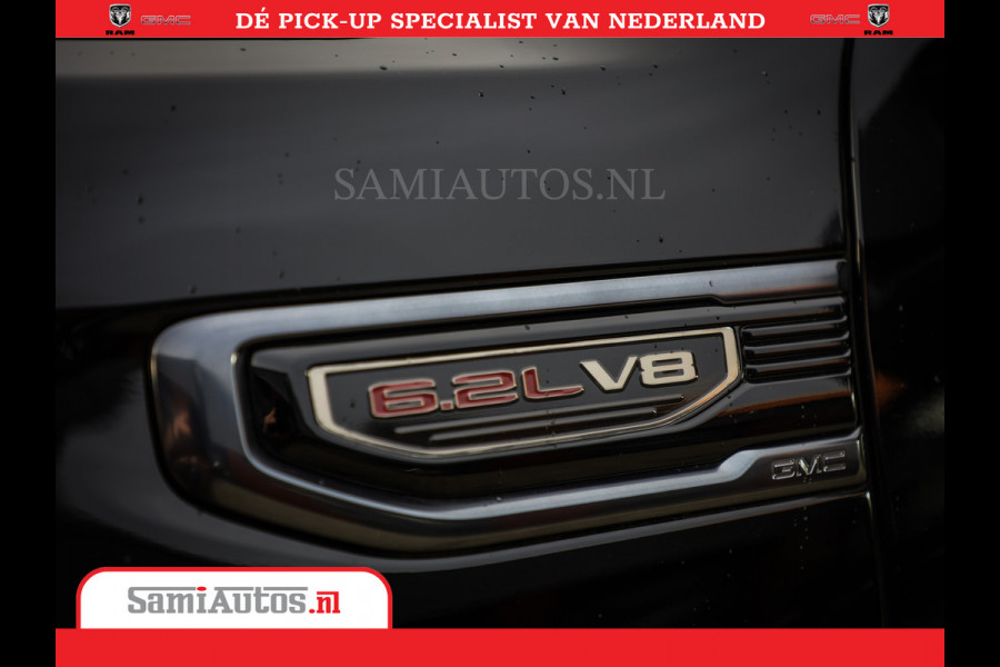 GMC Sierra AT4 6.2 V8 | Prijs Compleet met Garantie en Lpg en Rijklaarmaak kosten | Dubbele Cabine met Royale 5 Zitplaatsen | BPM vrij | Nu Leverbaar uit Voorraad | Voorraad Nr 2240 -  8364 |