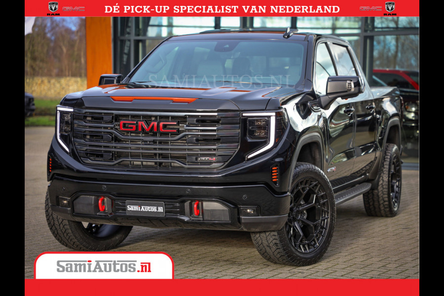 GMC Sierra AT4 6.2 V8 | Prijs Compleet met Garantie en Lpg en Rijklaarmaak kosten | Dubbele Cabine met Royale 5 Zitplaatsen | BPM vrij | Nu Leverbaar uit Voorraad | Voorraad Nr 2240 -  8364 |