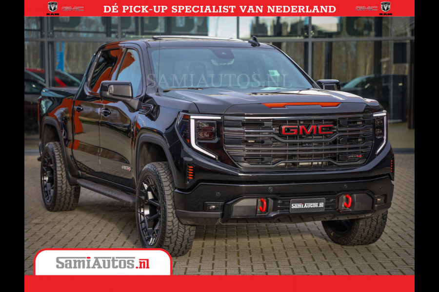 GMC Sierra AT4 6.2 V8 | Prijs Compleet met Garantie en Lpg en Rijklaarmaak kosten | Dubbele Cabine met Royale 5 Zitplaatsen | BPM vrij | Nu Leverbaar uit Voorraad | Voorraad Nr 2240 -  8364 |
