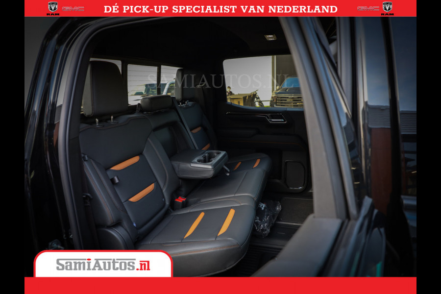 GMC Sierra AT4 6.2 V8 | Prijs Compleet met Garantie en Lpg en Rijklaarmaak kosten | Dubbele Cabine met Royale 5 Zitplaatsen | BPM vrij | Nu Leverbaar uit Voorraad | Voorraad Nr 2240 -  8364 |