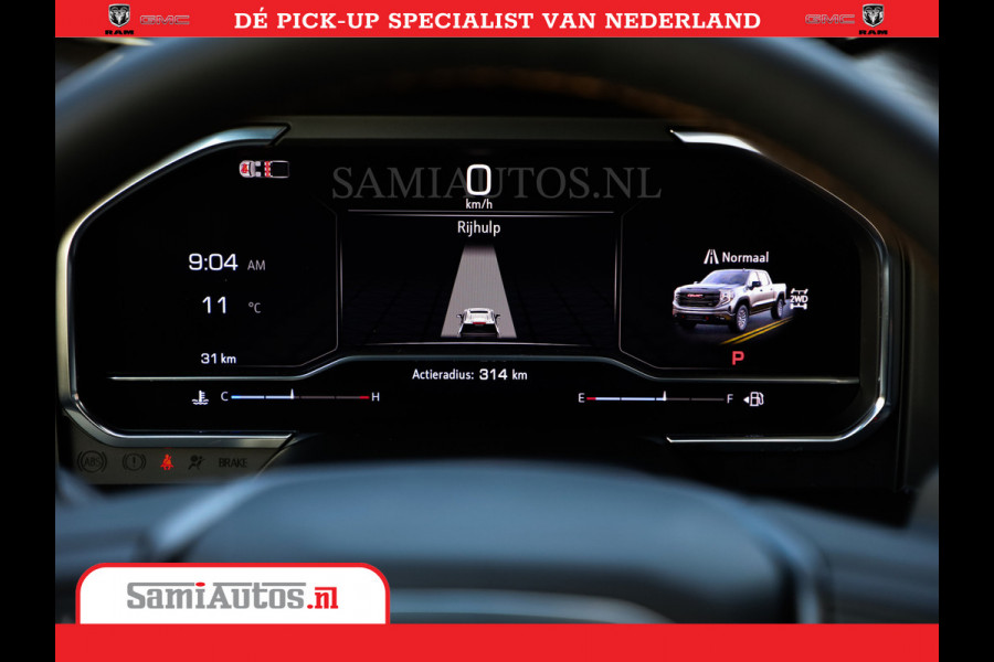 GMC Sierra AT4 6.2 V8 | Prijs Compleet met Garantie en Lpg en Rijklaarmaak kosten | Dubbele Cabine met Royale 5 Zitplaatsen | BPM vrij | Nu Leverbaar uit Voorraad | Voorraad Nr 2240 -  8364 |