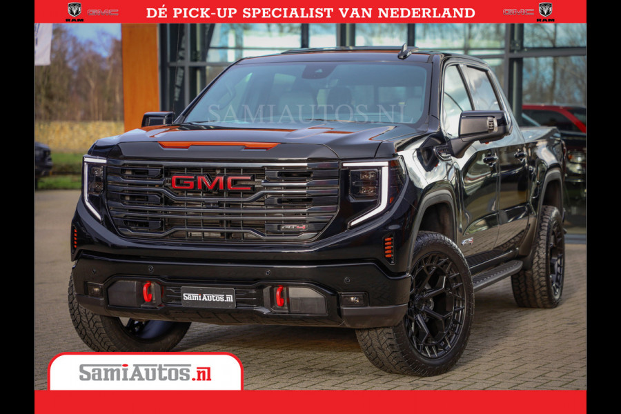 GMC Sierra AT4 6.2 V8 | Prijs Compleet met Garantie en Lpg en Rijklaarmaak kosten | Dubbele Cabine met Royale 5 Zitplaatsen | BPM vrij | Nu Leverbaar uit Voorraad | Voorraad Nr 2240 -  8364 |