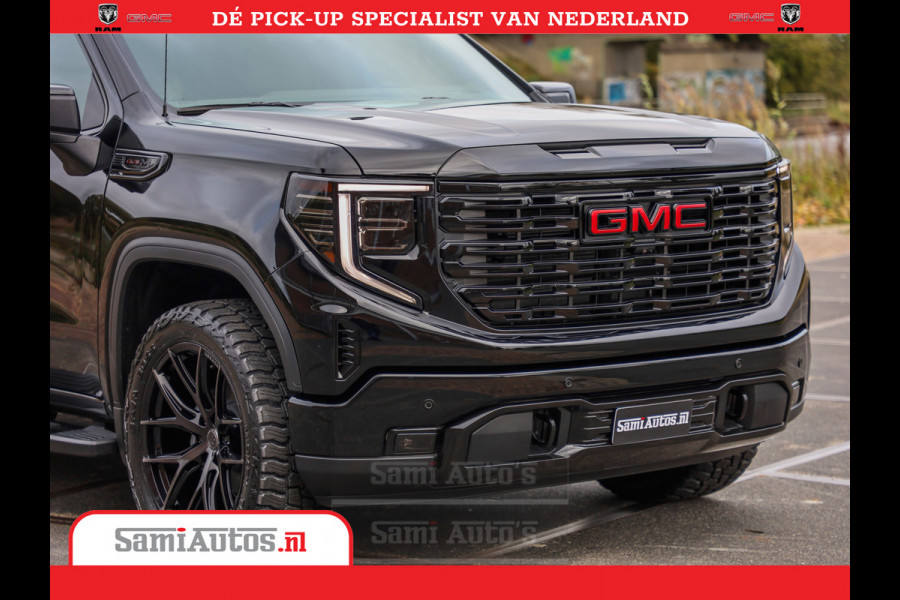 GMC Sierra DENALI 6.2 V8 426PK Full Option | De Meest Luxe Pick-Up in zijn Klasse | Comfortabele Dubbele Cabine met Royale 5 Zitplaatsen | BPM vrij | Nu Leverbaar uit Voorraad | Voorraad Nr 433388