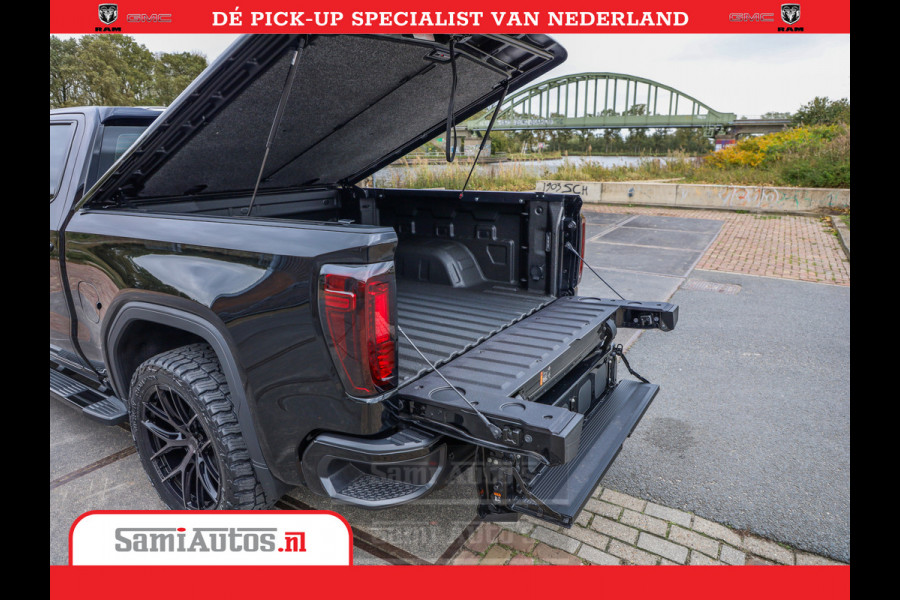 GMC Sierra DENALI 6.2 V8 426PK Full Option | De Meest Luxe Pick-Up in zijn Klasse | Comfortabele Dubbele Cabine met Royale 5 Zitplaatsen | BPM vrij | Nu Leverbaar uit Voorraad | Voorraad Nr 433388