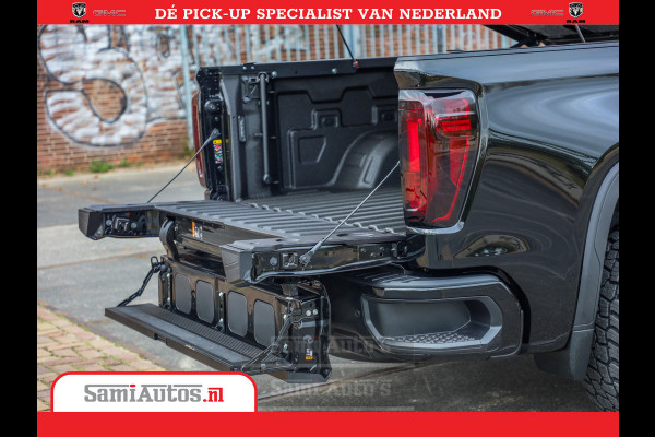GMC Sierra DENALI 6.2 V8 426PK Full Option | De Meest Luxe Pick-Up in zijn Klasse | Comfortabele Dubbele Cabine met Royale 5 Zitplaatsen | BPM vrij | Nu Leverbaar uit Voorraad | Voorraad Nr 433388