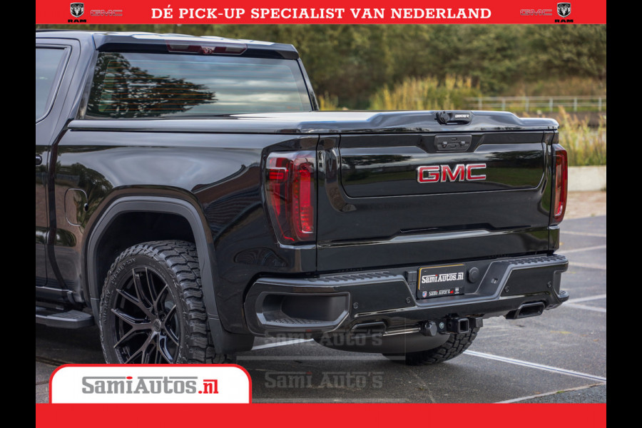 GMC Sierra DENALI 6.2 V8 426PK Full Option | De Meest Luxe Pick-Up in zijn Klasse | Comfortabele Dubbele Cabine met Royale 5 Zitplaatsen | BPM vrij | Nu Leverbaar uit Voorraad | Voorraad Nr 433388