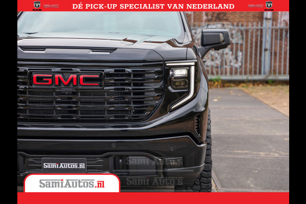 GMC Sierra DENALI 6.2 V8 426PK | Full Option | De Meest Luxe Pick-Up in zijn Klasse | Comfortabele Dubbele Cabine met Royale 5 Zitplaatsen | BPM vrij | Nu Leverbaar uit Voorraad | Voorraad Nr 419189