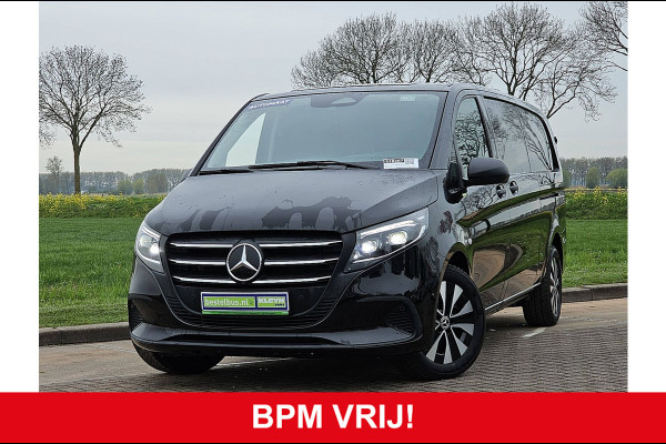 Mercedes-Benz Vito 116 CDI L3 2x-Zijdeur LED SELECT Navi Airco Automaat Bumpers-Kleur Lm-Velgen 3-Zits/ Leer DEMO BPM-Vrij!