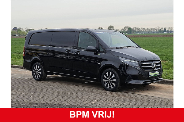 Mercedes-Benz Vito 116 CDI L3 2x-Zijdeur LED SELECT Navi Airco Automaat Bumpers-Kleur Lm-Velgen 3-Zits/ Leer DEMO BPM-Vrij!