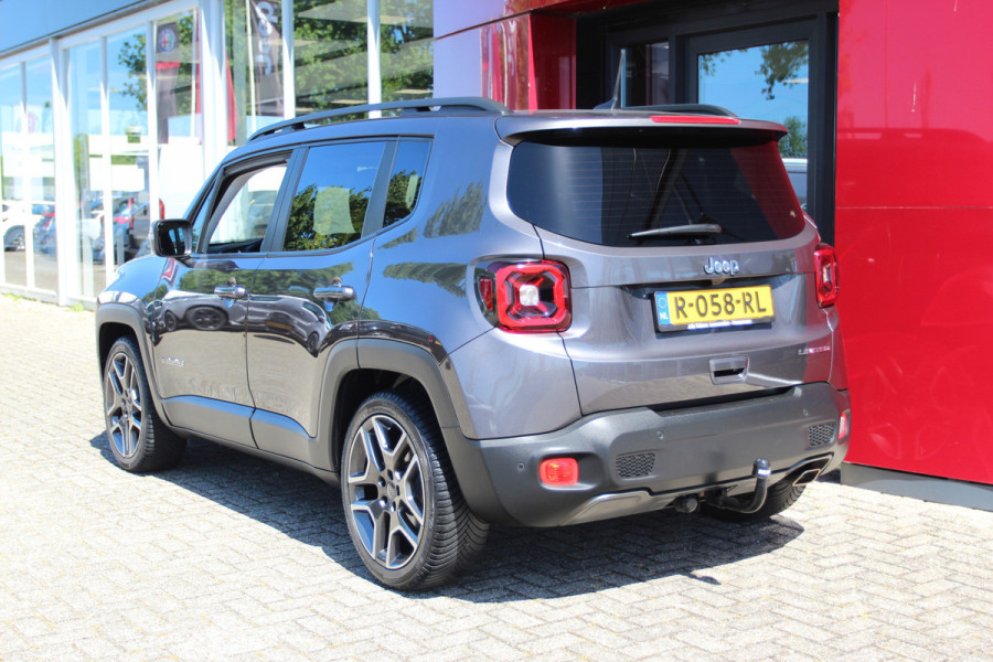 Jeep Renegade 1.3T-e Limited Automaat | Panoramadak | Trekhaak | Camera | Cruise