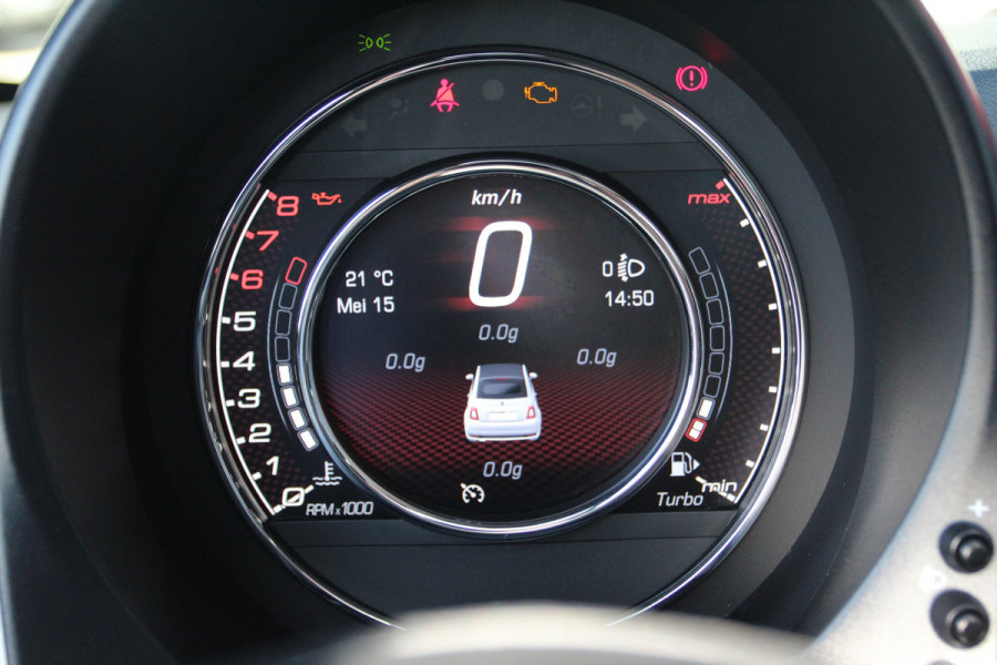 Fiat 500C TwinAir Turbo Sport 105 PK! Cabrio | Navi | Climate Control | CarPlay/Android Auto | Cruise controle