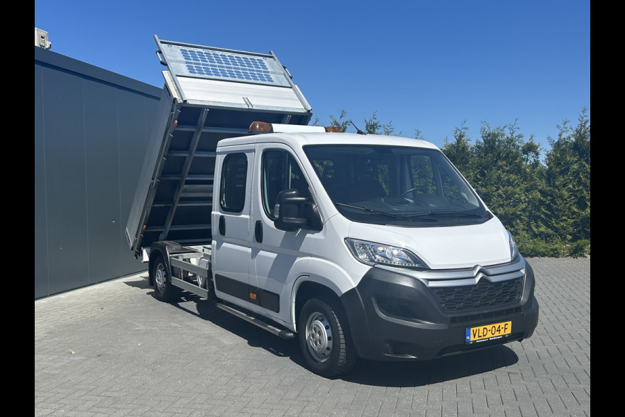 Citroën Jumper 2.2 BlueHDi 141 PK EURO 6 / L4 MAXI /KIPPER / 7 PERS / DUBBELE CABINE / PICK UP / 2.5 TONS TREKHAAK / LED