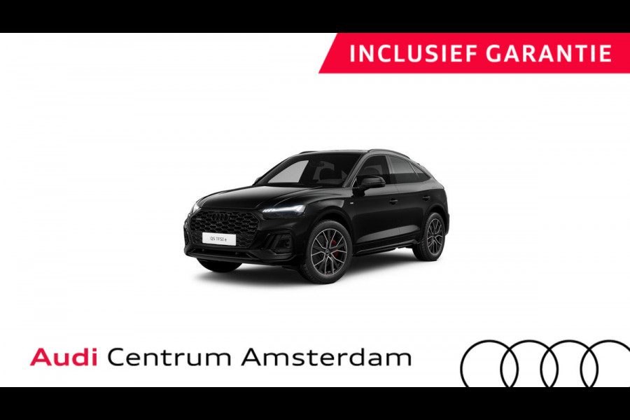 Audi Q5 Sportback 55 TFSI e S edition Competition quattro 367 pk S-tronic | Verlengde garantie | Navigatie | Panoramadak | Trekhaak (wegklapbaar) | Parkeersensoren (Park assist) | Rondomzicht camera | Bang & Olufsen | Stoelverwarming |