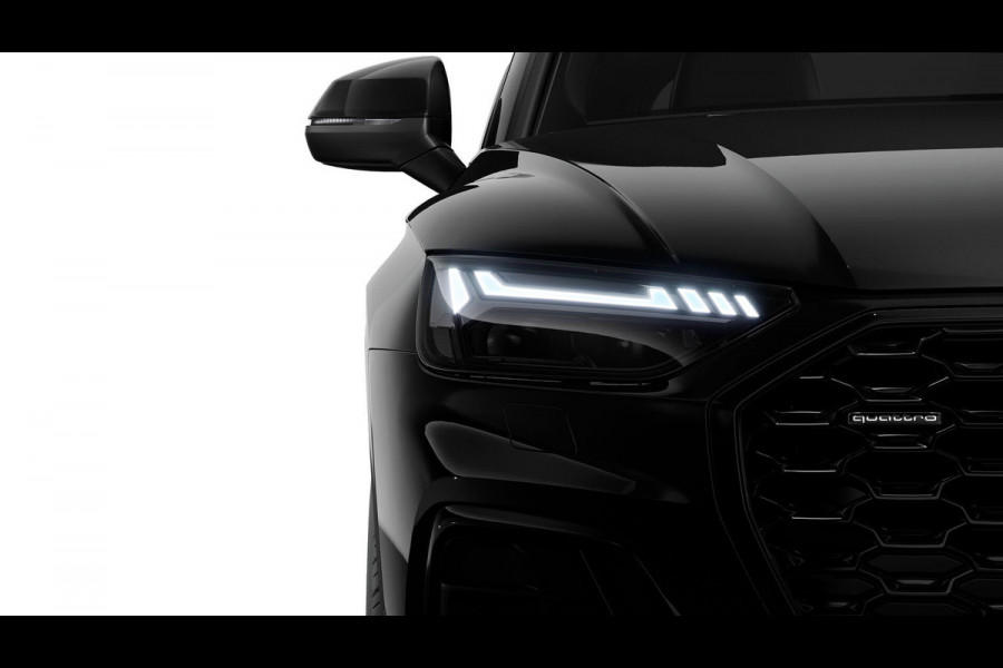 Audi Q5 Sportback 55 TFSI e S edition Competition quattro 367 pk S-tronic | Verlengde garantie | Navigatie | Panoramadak | Trekhaak (wegklapbaar) | Parkeersensoren (Park assist) | Rondomzicht camera | Bang & Olufsen | Stoelverwarming |