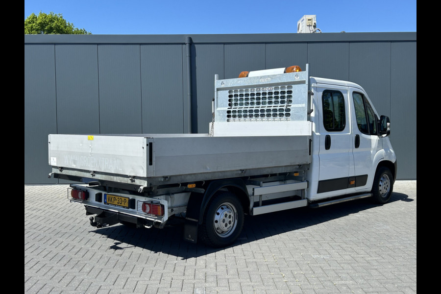 Citroën Jumper 2.2 BlueHDi 141 PK EURO 6 / L4 MAXI / KIPPER / 7 PERS / DUBBELE CABINE / PICK UP / 2.5 TONS TREKHAAK / LED