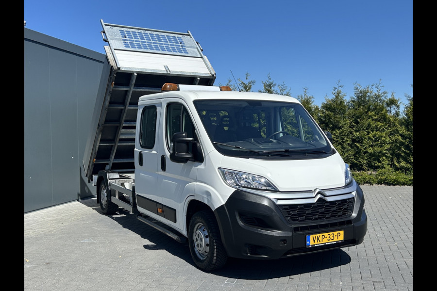 Citroën Jumper 2.2 BlueHDi 141 PK EURO 6 / L4 MAXI / KIPPER / 7 PERS / DUBBELE CABINE / PICK UP / 2.5 TONS TREKHAAK / LED