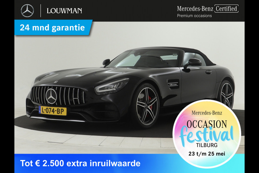 Mercedes-Benz AMG GT Roadster 4.0 Premium | V8 | 476 pk | Airscarf |  Alarm | Distronic |  Brandstoftank met groter volume 75 liter| Inclusief 24 maanden MB Certified garantie voor Europa.