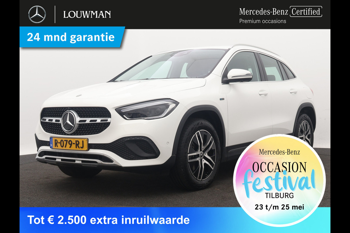 Mercedes-Benz GLA 250 e Progressive | Lichtmetalen velgen | Navigatie | Parking support | Camera achter | Inclusief 24 maanden MB Certified garantie voor Europa. Mercedes-Benz GLA 250 e Progressive | Lichtmetalen velgen | Navigatie | Parking support | Camera achter | Inclusief 24 maanden MB Certified garantie voor Europa.