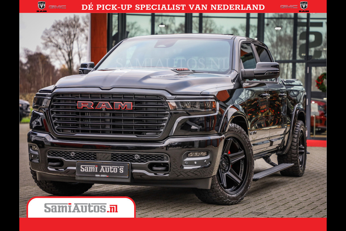 Dodge Ram 1500 Night Premium | Full Option | De Meest Luxe Pick-Up in zijn Klasse | 14.4 Inch Display | Luchtvering | 420PK 636 Nm | Comfortabele Dubbele Cabine met Royale 5 Zitplaatsen | BPM vrij | Nu Leverbaar uit Voorraad | Voorraad Nr 2233 - 7672 Dodge Ram 1500 Night Premium | Full Option | De Meest Luxe Pick-Up in zijn Klasse | 14.4 Inch Display | Luchtvering | 420PK 636 Nm | Comfortabele Dubbele Cabine met Royale 5 Zitplaatsen | BPM vrij | Nu Leverbaar uit Voorraad | Voorraad Nr 2233 - 7672
