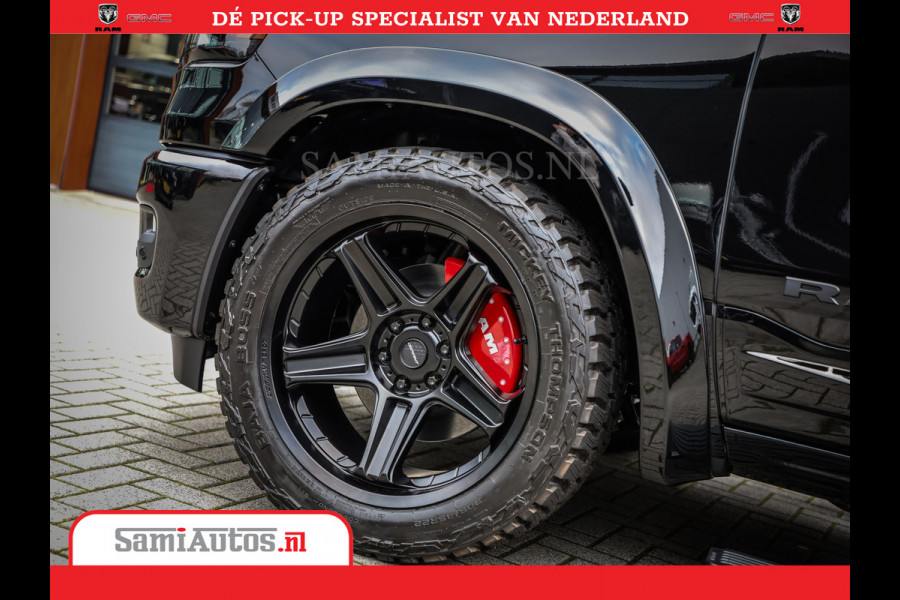 Dodge Ram 1500 Night Premium | Full Option | De Meest Luxe Pick-Up in zijn Klasse | 14.4 Inch Display | Luchtvering | 420PK 636 Nm | Comfortabele Dubbele Cabine met Royale 5 Zitplaatsen | BPM vrij | Nu Leverbaar uit Voorraad | Voorraad Nr 2233 - 7672