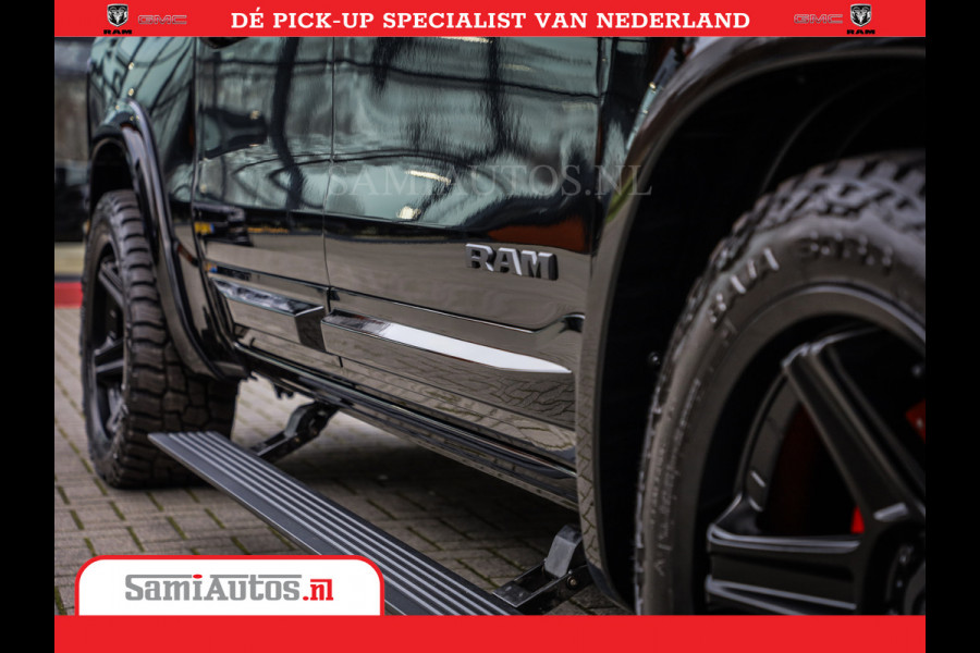 Dodge Ram 1500 Night Premium | Full Option | De Meest Luxe Pick-Up in zijn Klasse | 14.4 Inch Display | Luchtvering | 420PK 636 Nm | Comfortabele Dubbele Cabine met Royale 5 Zitplaatsen | BPM vrij | Nu Leverbaar uit Voorraad | Voorraad Nr 2233 - 7672