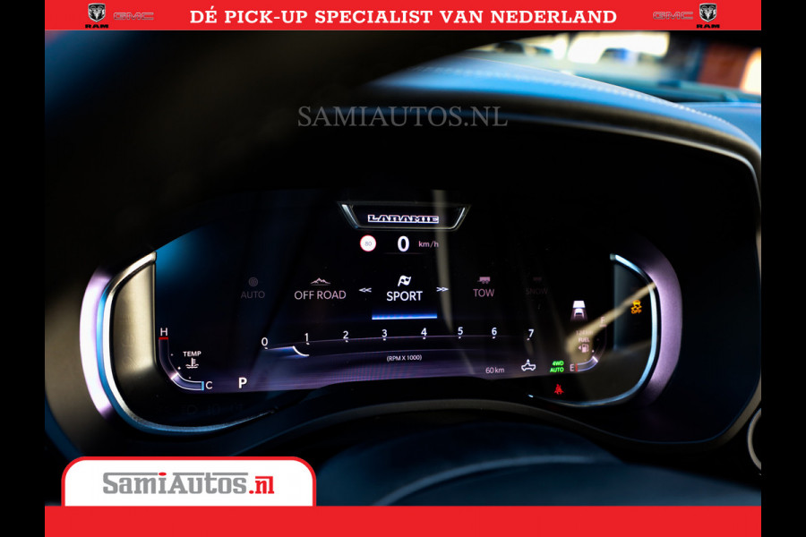 Dodge Ram 1500 Night Premium | Full Option | De Meest Luxe Pick-Up in zijn Klasse | 14.4 Inch Display | Luchtvering | 420PK 636 Nm | Comfortabele Dubbele Cabine met Royale 5 Zitplaatsen | BPM vrij | Nu Leverbaar uit Voorraad | Voorraad Nr 2233 - 7672