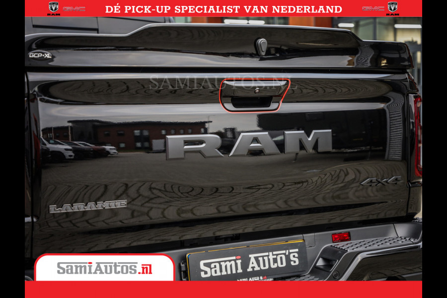 Dodge Ram 1500 Night Premium | Full Option | De Meest Luxe Pick-Up in zijn Klasse | 14.4 Inch Display | Luchtvering | 420PK 636 Nm | Comfortabele Dubbele Cabine met Royale 5 Zitplaatsen | BPM vrij | Nu Leverbaar uit Voorraad | Voorraad Nr 2233 - 7672