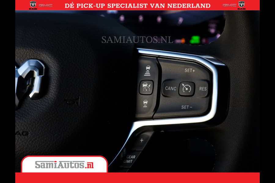 Dodge Ram 1500 Night Premium | Full Option | De Meest Luxe Pick-Up in zijn Klasse | 14.4 Inch Display | Luchtvering | 420PK 636 Nm | Comfortabele Dubbele Cabine met Royale 5 Zitplaatsen | BPM vrij | Nu Leverbaar uit Voorraad | Voorraad Nr 2233 - 7672