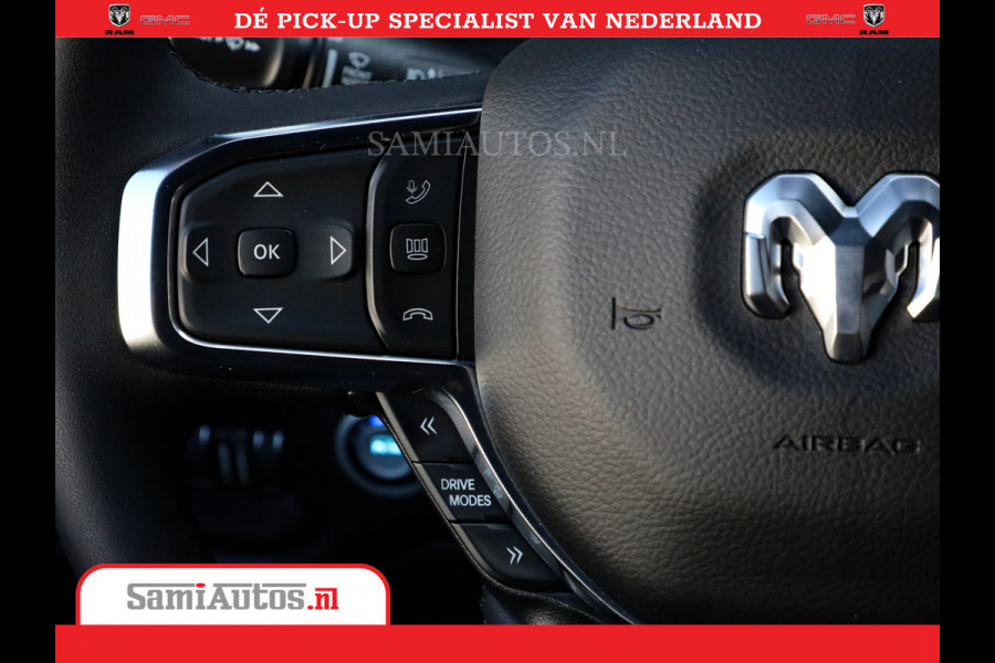 Dodge Ram 1500 Night Premium | Full Option | De Meest Luxe Pick-Up in zijn Klasse | 14.4 Inch Display | Luchtvering | 420PK 636 Nm | Comfortabele Dubbele Cabine met Royale 5 Zitplaatsen | BPM vrij | Nu Leverbaar uit Voorraad | Voorraad Nr 2233 - 7672