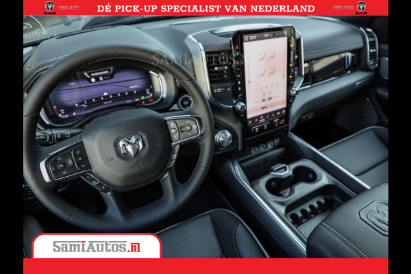 Dodge Ram 1500 Night Premium | Full Option | De Meest Luxe Pick-Up in zijn Klasse | 14.4 Inch Display | Luchtvering | 420PK 636 Nm | Comfortabele Dubbele Cabine met Royale 5 Zitplaatsen | BPM vrij | Nu Leverbaar uit Voorraad | Voorraad Nr 2233 - 7672
