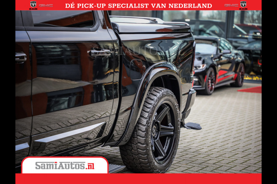 Dodge Ram 1500 Night Premium | Full Option | De Meest Luxe Pick-Up in zijn Klasse | 14.4 Inch Display | Luchtvering | 420PK 636 Nm | Comfortabele Dubbele Cabine met Royale 5 Zitplaatsen | BPM vrij | Nu Leverbaar uit Voorraad | Voorraad Nr 2233 - 7672