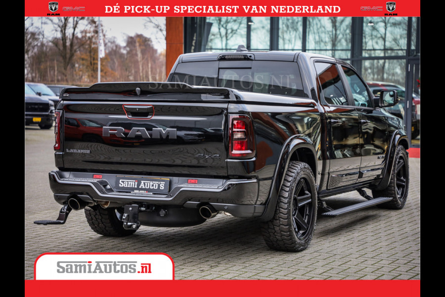 Dodge Ram 1500 Night Premium | Full Option | De Meest Luxe Pick-Up in zijn Klasse | 14.4 Inch Display | Luchtvering | 420PK 636 Nm | Comfortabele Dubbele Cabine met Royale 5 Zitplaatsen | BPM vrij | Nu Leverbaar uit Voorraad | Voorraad Nr 2233 - 7672