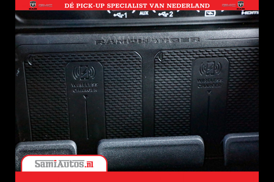 Dodge Ram 1500 Night Premium | Full Option | De Meest Luxe Pick-Up in zijn Klasse | 14.4 Inch Display | Luchtvering | 420PK 636 Nm | Comfortabele Dubbele Cabine met Royale 5 Zitplaatsen | BPM vrij | Nu Leverbaar uit Voorraad | Voorraad Nr 2233 - 7672