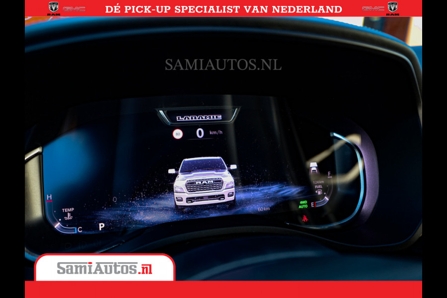 Dodge Ram 1500 Night Premium | Full Option | De Meest Luxe Pick-Up in zijn Klasse | 14.4 Inch Display | Luchtvering | 420PK 636 Nm | Comfortabele Dubbele Cabine met Royale 5 Zitplaatsen | BPM vrij | Nu Leverbaar uit Voorraad | Voorraad Nr 2233 - 7672