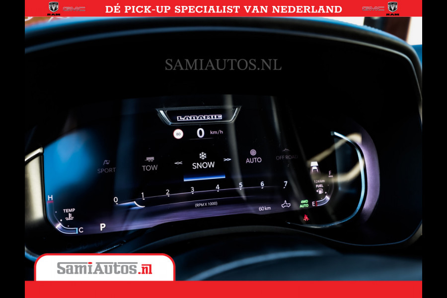 Dodge Ram 1500 Night Premium | Full Option | De Meest Luxe Pick-Up in zijn Klasse | 14.4 Inch Display | Luchtvering | 420PK 636 Nm | Comfortabele Dubbele Cabine met Royale 5 Zitplaatsen | BPM vrij | Nu Leverbaar uit Voorraad | Voorraad Nr 2233 - 7672