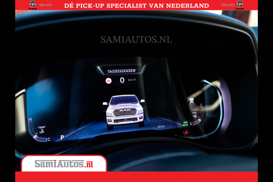 Dodge Ram 1500 Night Premium | Full Option | De Meest Luxe Pick-Up in zijn Klasse | 14.4 Inch Display | Luchtvering | 420PK 636 Nm | Comfortabele Dubbele Cabine met Royale 5 Zitplaatsen | BPM vrij | Nu Leverbaar uit Voorraad | Voorraad Nr 2233 - 7672