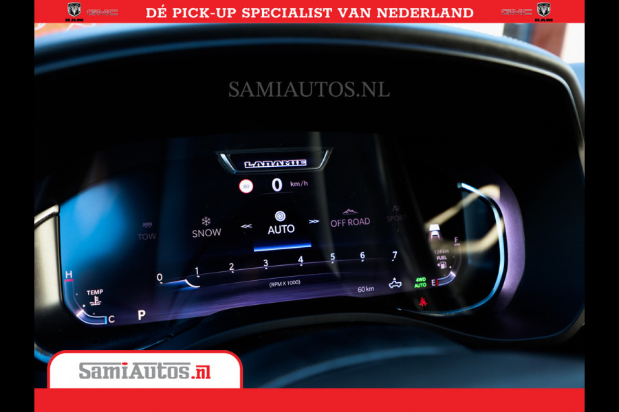 Dodge Ram 1500 Night Premium | Full Option | De Meest Luxe Pick-Up in zijn Klasse | 14.4 Inch Display | Luchtvering | 420PK 636 Nm | Comfortabele Dubbele Cabine met Royale 5 Zitplaatsen | BPM vrij | Nu Leverbaar uit Voorraad | Voorraad Nr 2233 - 7672