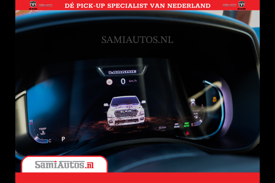 Dodge Ram 1500 Night Premium | Full Option | De Meest Luxe Pick-Up in zijn Klasse | 14.4 Inch Display | Luchtvering | 420PK 636 Nm | Comfortabele Dubbele Cabine met Royale 5 Zitplaatsen | BPM vrij | Nu Leverbaar uit Voorraad | Voorraad Nr 2233 - 7672