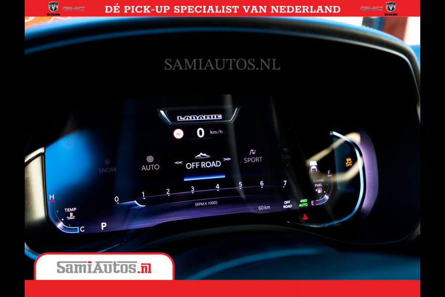 Dodge Ram 1500 Night Premium | Full Option | De Meest Luxe Pick-Up in zijn Klasse | 14.4 Inch Display | Luchtvering | 420PK 636 Nm | Comfortabele Dubbele Cabine met Royale 5 Zitplaatsen | BPM vrij | Nu Leverbaar uit Voorraad | Voorraad Nr 2233 - 7672