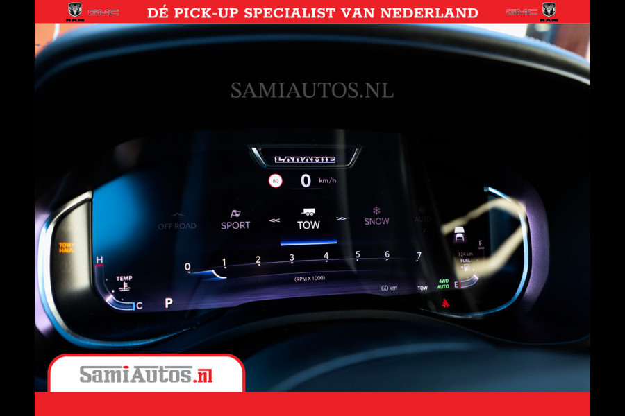 Dodge Ram 1500 Night Premium | Full Option | De Meest Luxe Pick-Up in zijn Klasse | 14.4 Inch Display | Luchtvering | 420PK 636 Nm | Comfortabele Dubbele Cabine met Royale 5 Zitplaatsen | BPM vrij | Nu Leverbaar uit Voorraad | Voorraad Nr 2233 - 7672