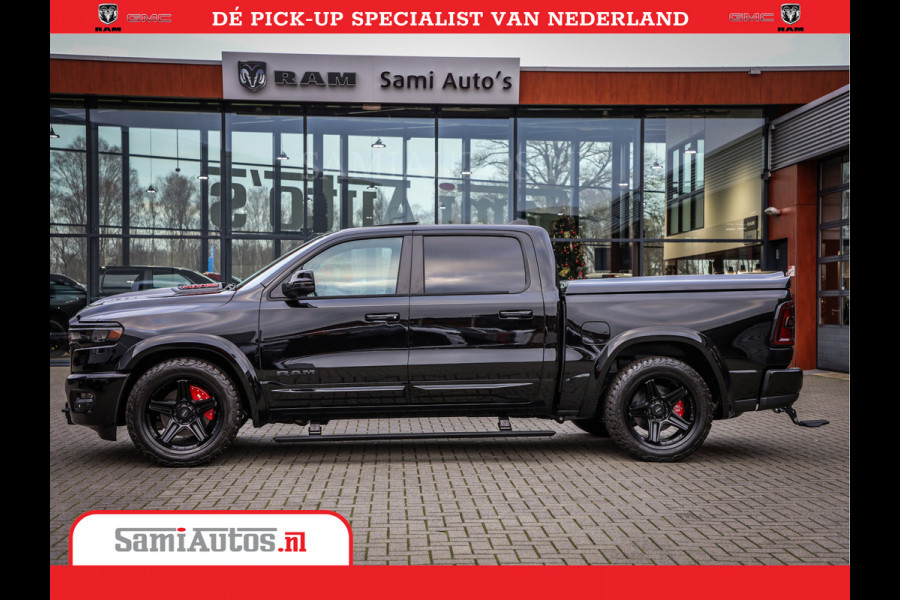 Dodge Ram 1500 Night Premium | Full Option | De Meest Luxe Pick-Up in zijn Klasse | 14.4 Inch Display | Luchtvering | 420PK 636 Nm | Comfortabele Dubbele Cabine met Royale 5 Zitplaatsen | BPM vrij | Nu Leverbaar uit Voorraad | Voorraad Nr 2233 - 7672