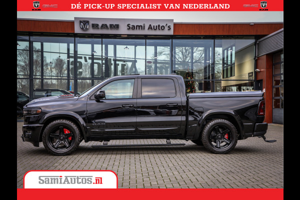 Dodge Ram 1500 Night Premium | Full Option | De Meest Luxe Pick-Up in zijn Klasse | 14.4 Inch Display | Luchtvering | 420PK 636 Nm | Comfortabele Dubbele Cabine met Royale 5 Zitplaatsen | BPM vrij | Nu Leverbaar uit Voorraad | Voorraad Nr 2233 - 7672